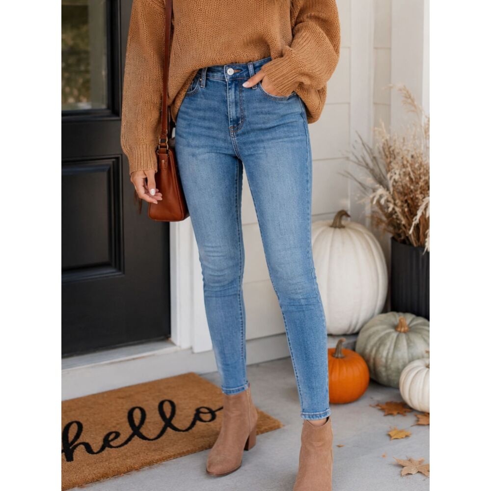 NEW! Old Navy High-Rise WOW Super Skinny Jeans Women’s Size 2 Blue Stretch Denim